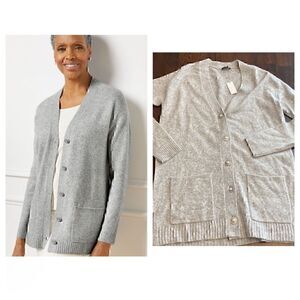 NWT Talbot’s  Jewel  Button  Cardigan XS